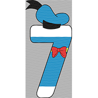 Cartoon letters-CL 157